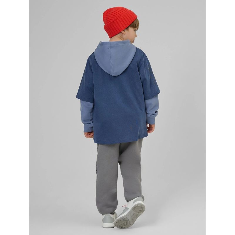 Boy's loose T-shirt with print 4F 4FJRSS26TTSHM3467-31S 4f