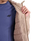 Men's ski jacket 4F M0787 beige 4FWAW25TTJAM0787 83S In preparation Your Sports Performance