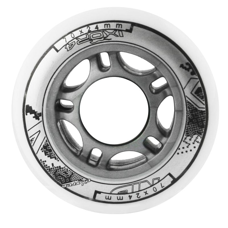 PU 70x24 82A WHITE WHEELS (4 pcs.) NILS EXTREME In preparation Your Sports Performance