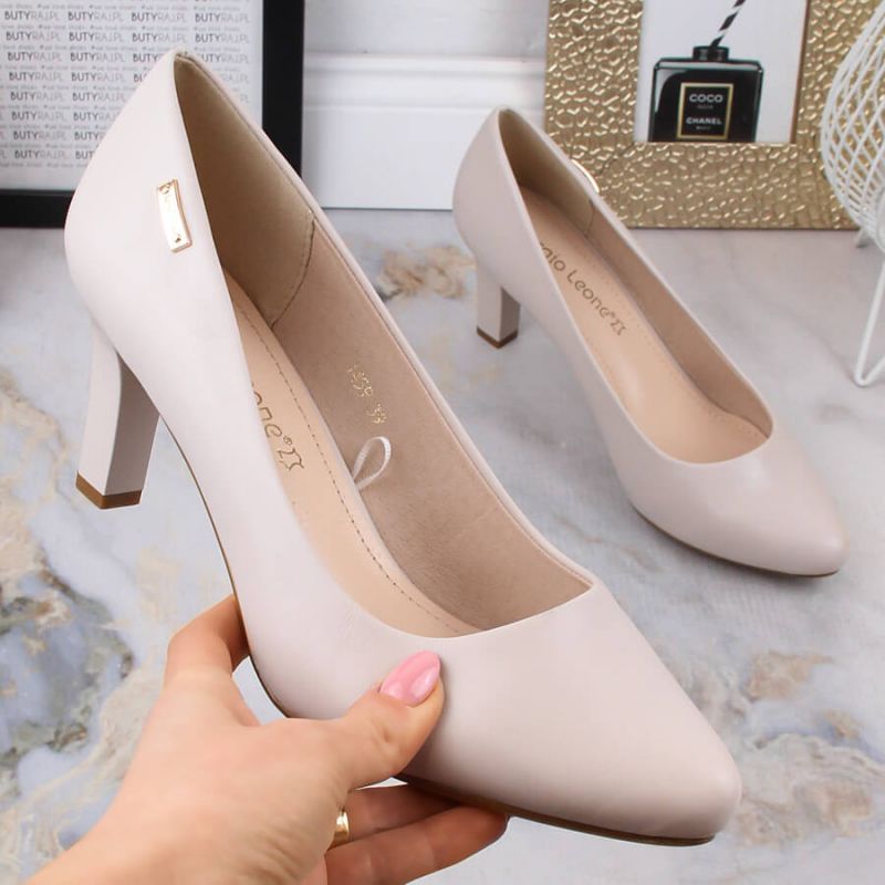 Sergio Leone W SK39AA high-heeled pumps, light gray Footwear/Lifestyle/Sergio Leone Your Sports Performance