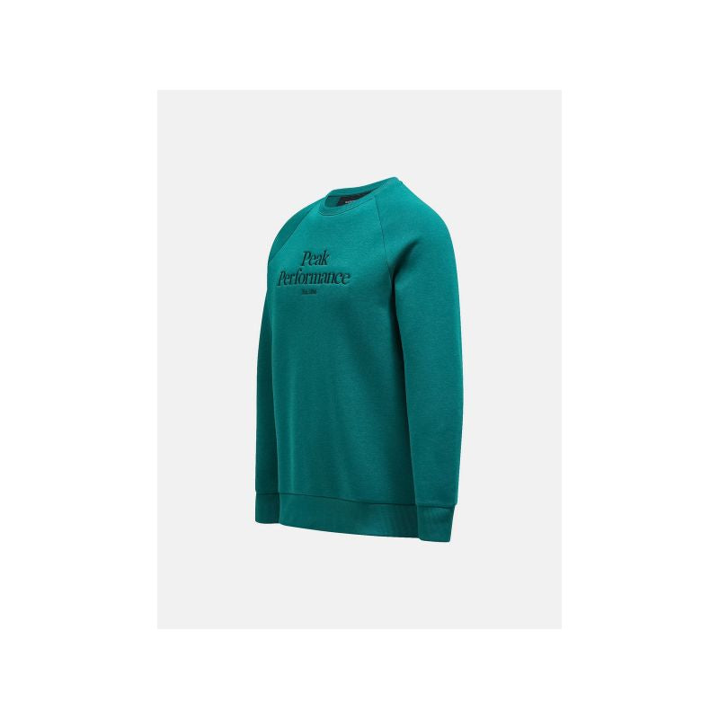 Peak Performance M Original Crew Green Sweatshirt Peak Performance