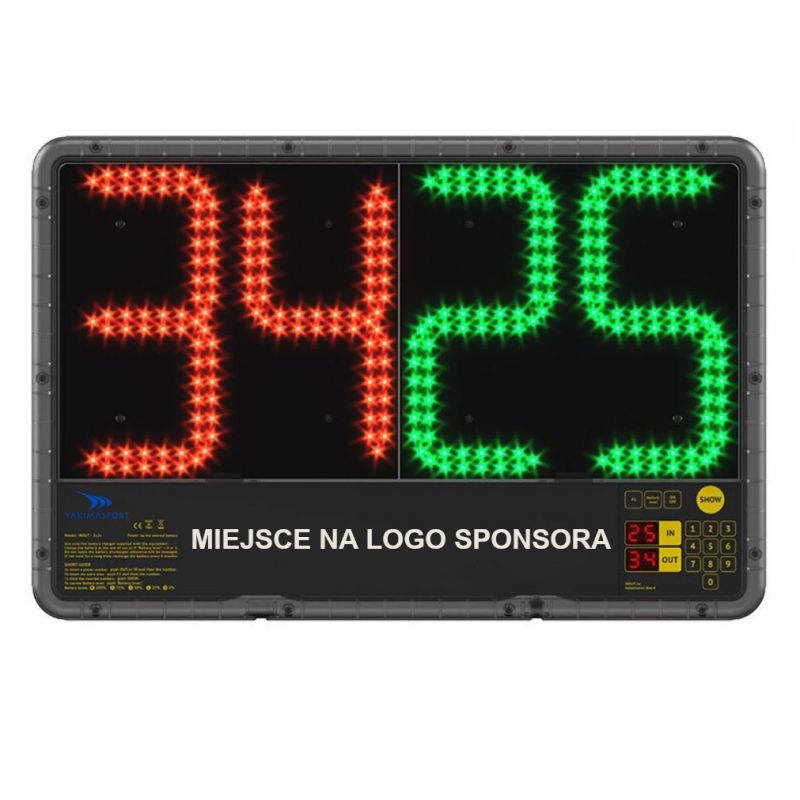 Electronic player change board - double sided Accessories/Sports facilities equipment Your Sports Performance