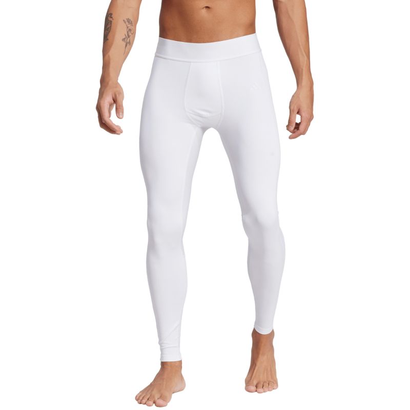 Men's adidas Techfit Tight Long Leggings White JN7353