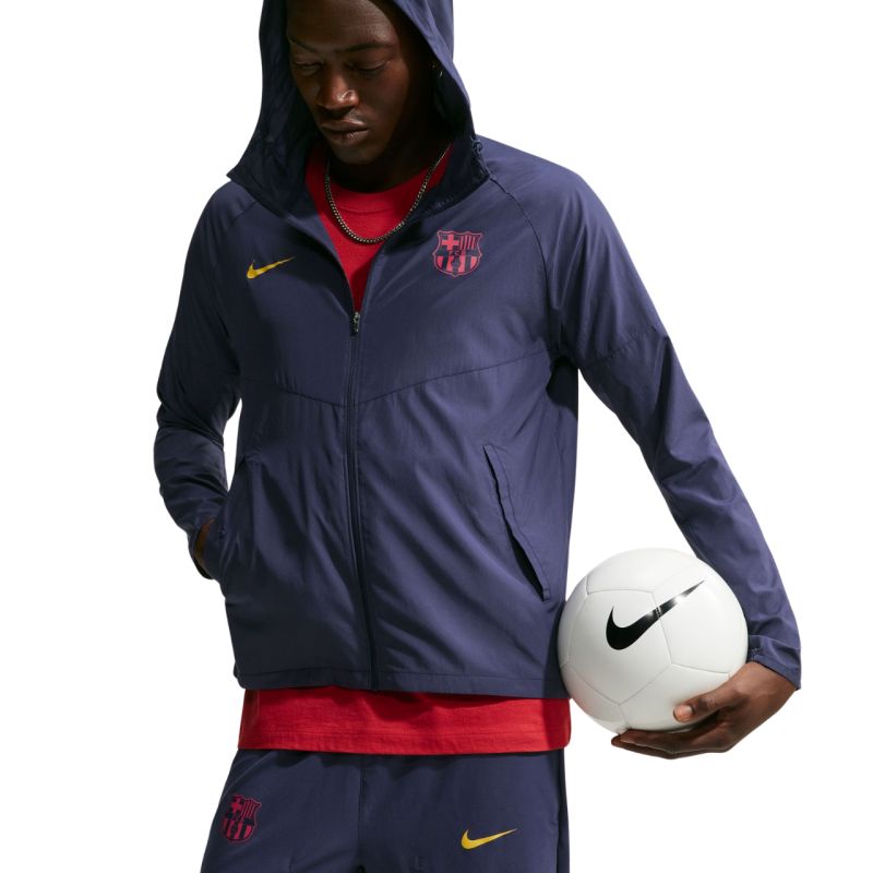 Nike FC Barcelona City Side Men's Jacket Navy Blue IO3430 498