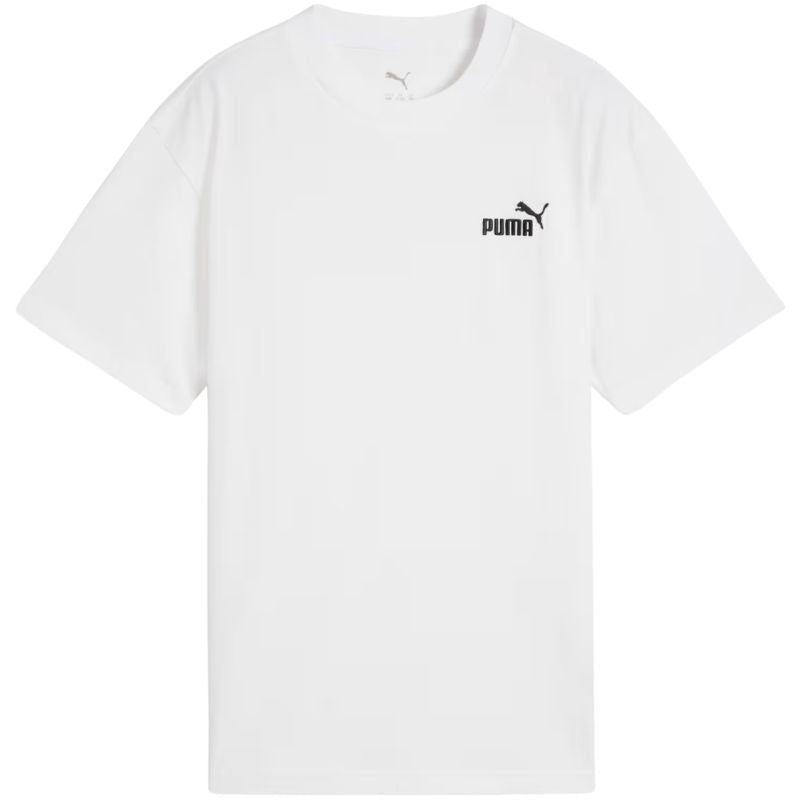 Puma ESS Small No. 1 Logo Relaxed Tee for Kids White 684920 02
