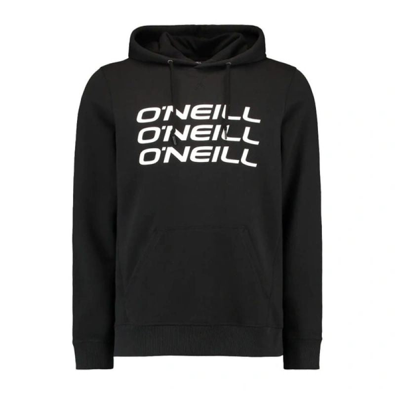 O'neill men's sweatshirt with kangaroo pocket, Triple black, fashionable To be categorized Your Sports Performance
