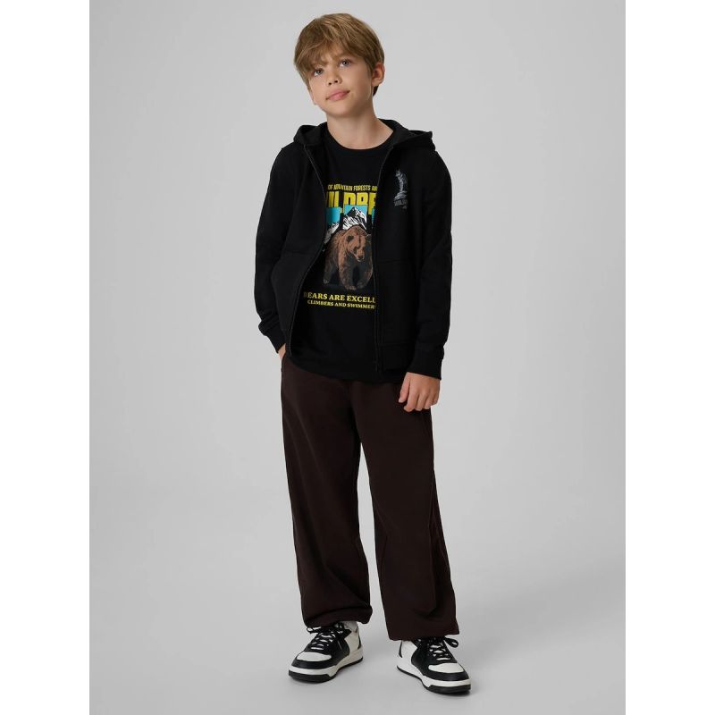 Boys' jogger sweatpants 4F 4FJKAW26TTROM2087-80S