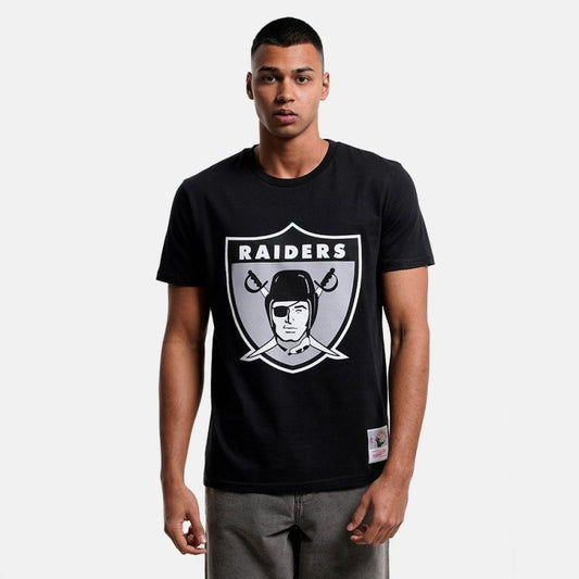 Mitchell &amp; Ness NFL Team Logo Tee Oakland Raiders M BMTRINTL1053-ORABLCKT Clothing/Lifestyle/T-shirts/Mitchell & Ness Your Sports Performance