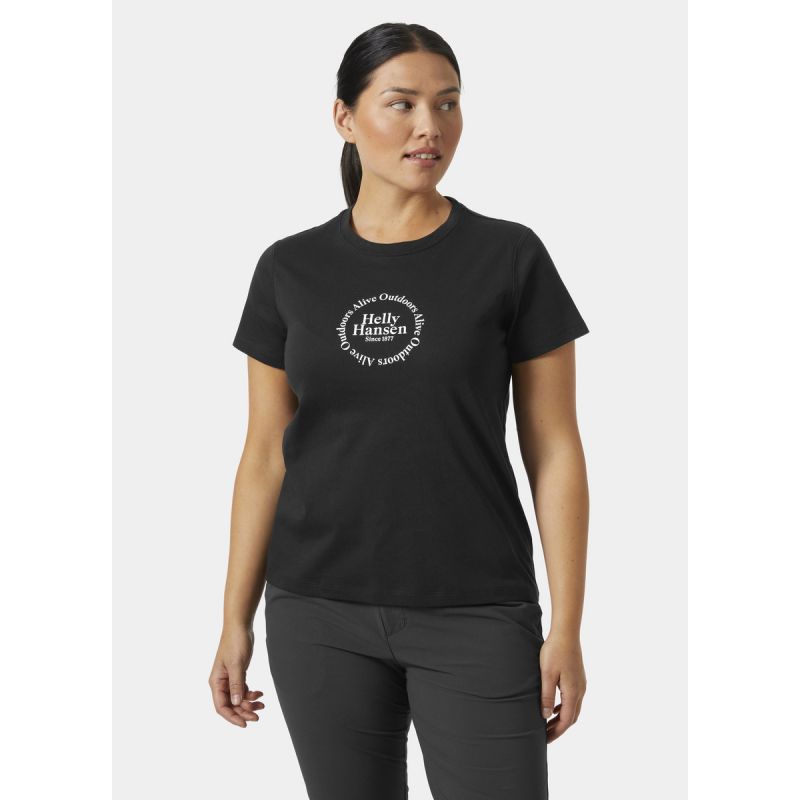 Helly Hansen Core Graphic T-shirt W 54080 990 Clothing/Lifestyle/T-shirts/Helly Hansen Your Sports Performance