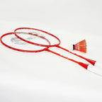 BADMINTON SET IN RED ORANGE ENERO 105 CASE Accessories Your Sports Performance