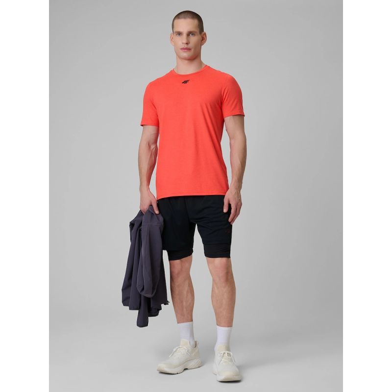 Men's quick-drying regular training T-shirt 4F 4FRSS26TFTSM2343-11M 4f
