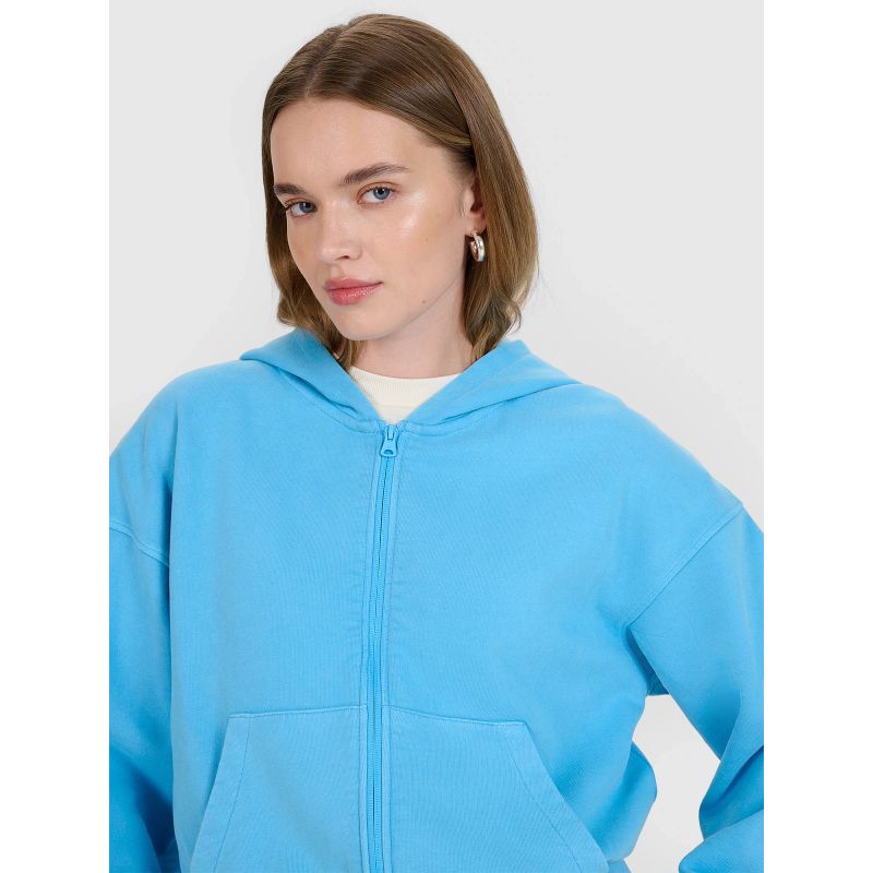 Women's zip-up hooded sweatshirt 4F 4FRSS25TSWSF2195-33S *Kategoria tymczasowa Your Sports Performance