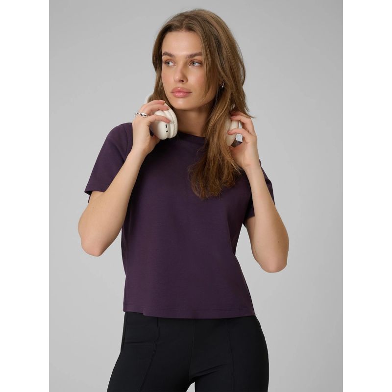 Women's regular plain T-shirt 4F 4FRAW25TTSHF3625-50S 4f