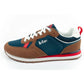 Lee Cooper men's sneakers, fashionable, comfortable, durable, navy blue, brown Lee Cooper