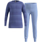 Thermal underwear - Odlo Set long ACTIVE WARM SET size 92cm Blue Odzież militarna/Bielizna termoaktywna Your Sports Performance