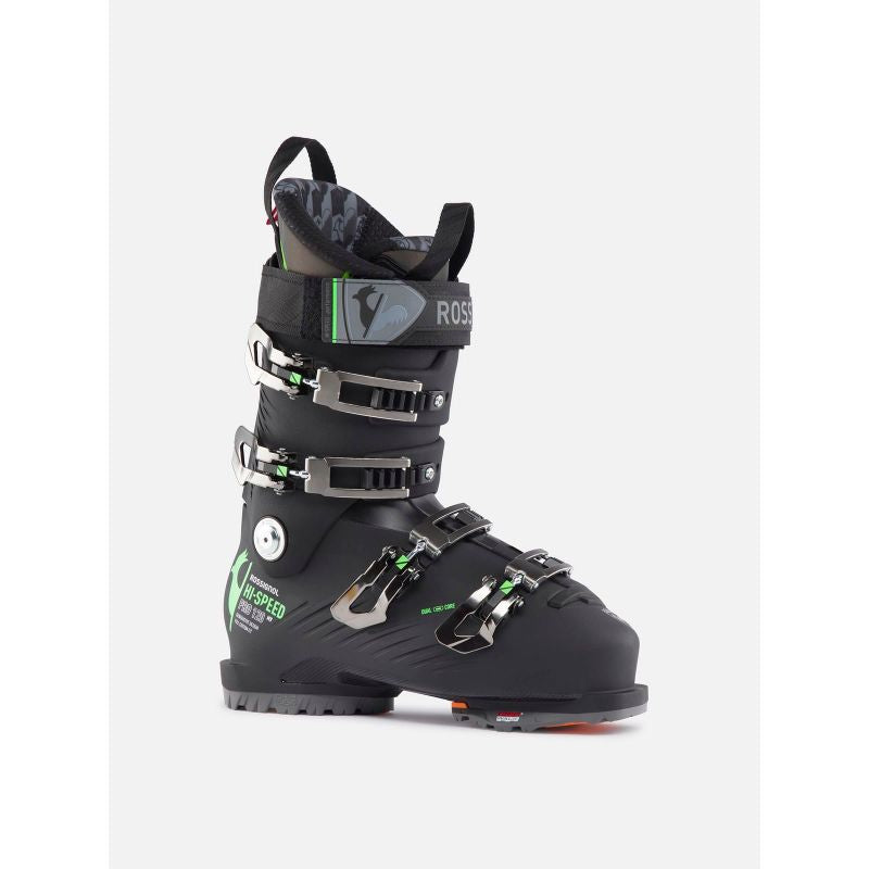 ROSSIGNOL HI-SPEED Pro 120 Mv Gw Ski Boots - Black/Green Import z PMSport Your Sports Performance