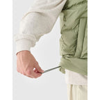 Men's down vest with natural filling 4F 4FWAW24TVJAM148-43S 4f