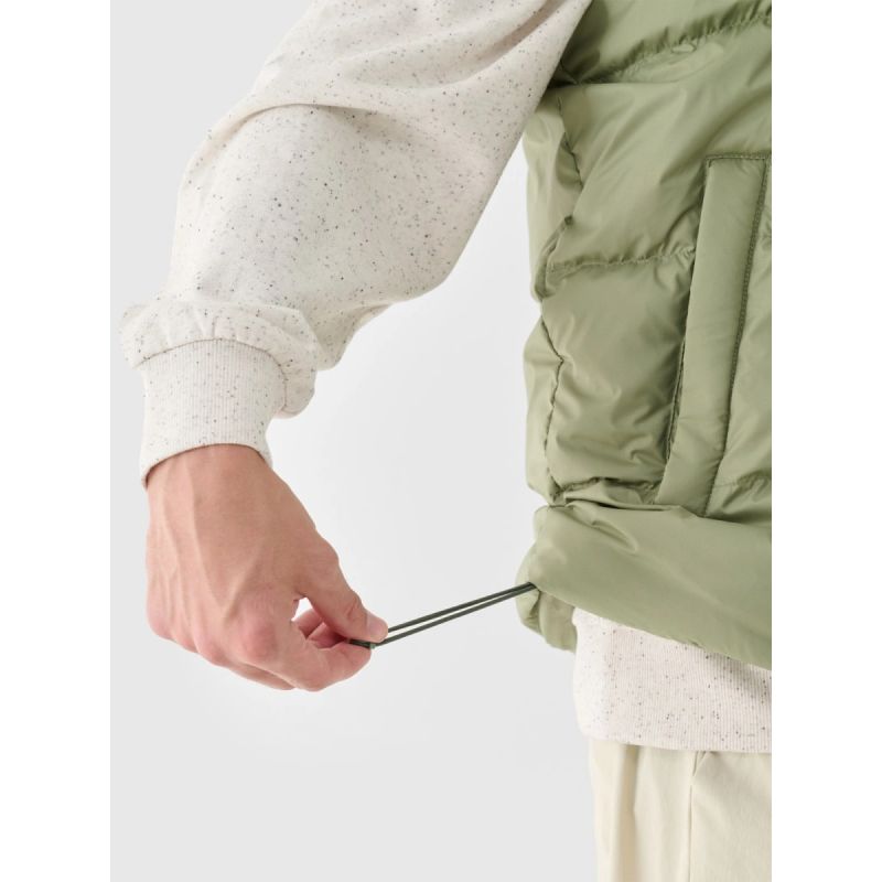 Men's down vest with natural filling 4F 4FWAW24TVJAM148-43S 4f