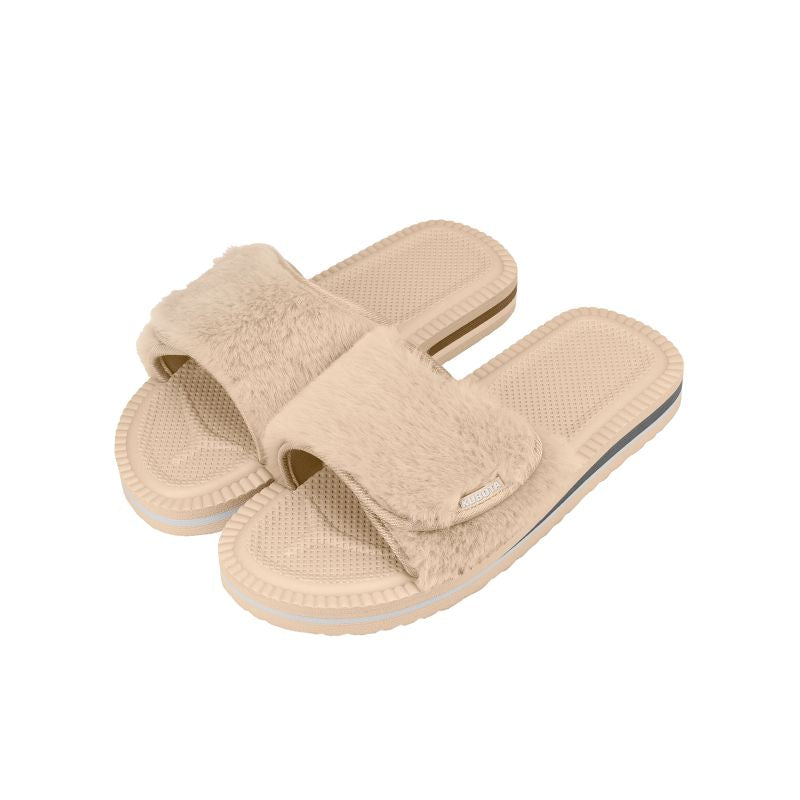 Kubota flip-flops with velcro and beige fur K24AW-100-001-03-1 *Kategoria tymczasowa Your Sports Performance
