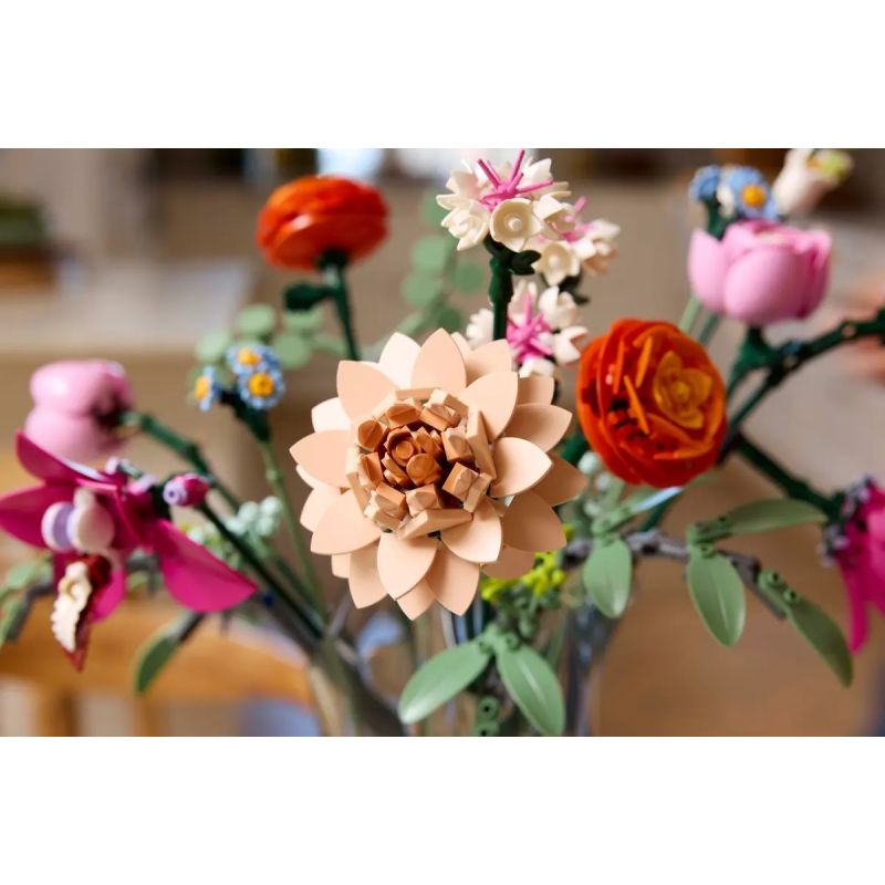 LEGO ICONS 10342 Botanicals - Beautiful Bouquet of Pink Flowers Accessories Your Sports Performance