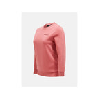 Peak Performance W Original Small Logo Crew Pink Sweatshirt Clothing Your Sports Performance