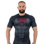 The "Snake" compression Rashguard shirt is made of DBX MORE DRY M material. ODZIEŻ - Koszulki treningowe Your Sports Performance