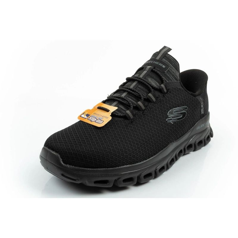 Skechers men's shoes sneakers Glide-Step comfortable lightweight Slip-Ins black Skechers