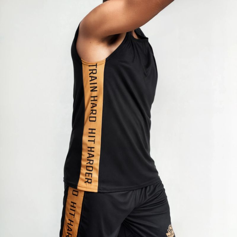 TankTop GOLD boxing shirt Stroje bokserskie Your Sports Performance