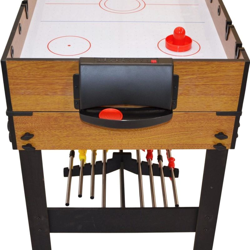 3-in-1 WOODEN TABLE FOR FOOTBALL, BILLIARDS, AIR HOOKUP 121x61x81CM Accessories Your Sports Performance