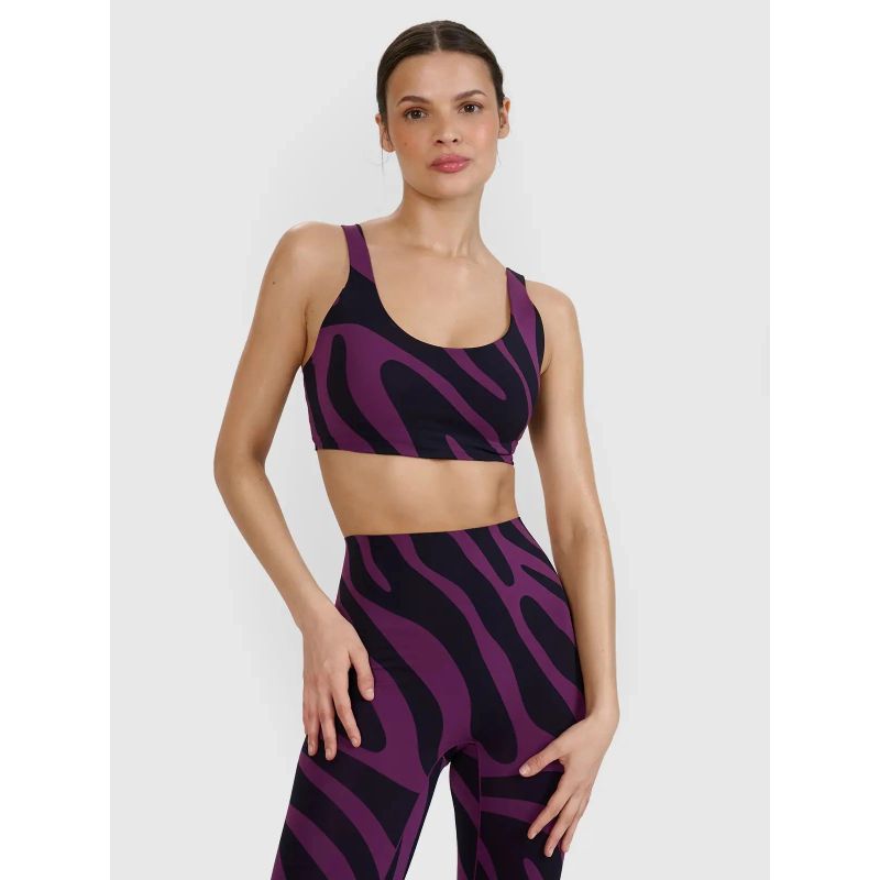 4F 4FWSS25USBAF165-50A Medium Support Yoga and Pilates Bra Clothing Your Sports Performance