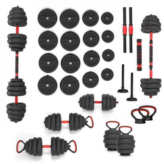 HMS SGN140 6-in-1 weight set (barbell, dumbbells and kettlebell) 40kg In preparation Your Sports Performance