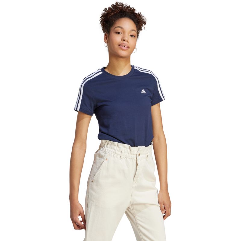 adidas Essentials Slim 3-Stripes Tee W IM2791 Clothing/Lifestyle/T-shirts Adidas