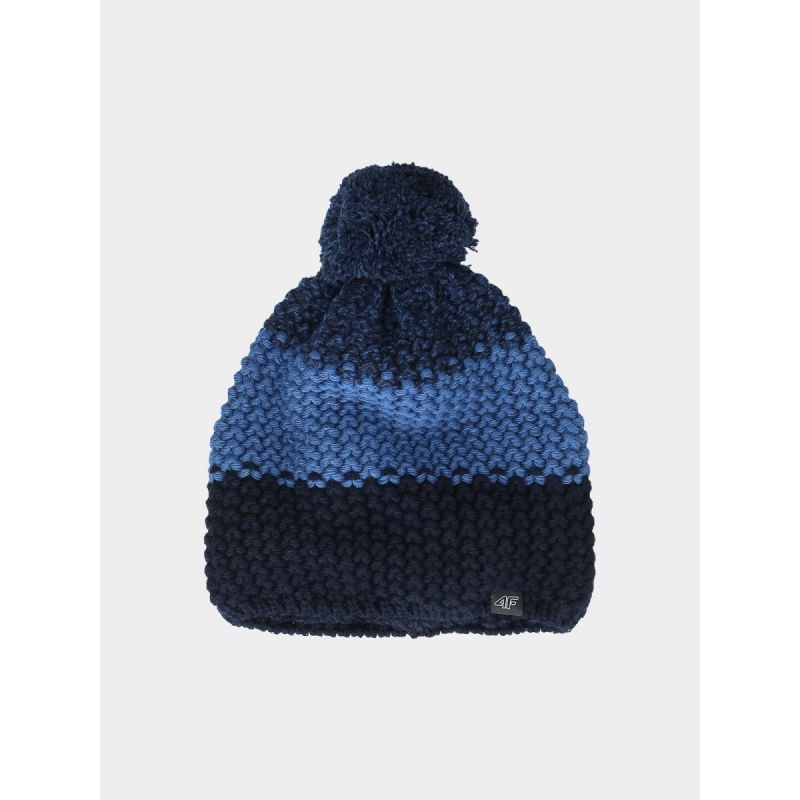 Men's winter hat with pompom 4F 4FWAW24ACAPM461-33S *Kategoria tymczasowa Your Sports Performance