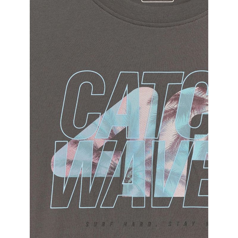 Men's regular printed T-shirt 4F 4FRSS26TTSHM4295-22S