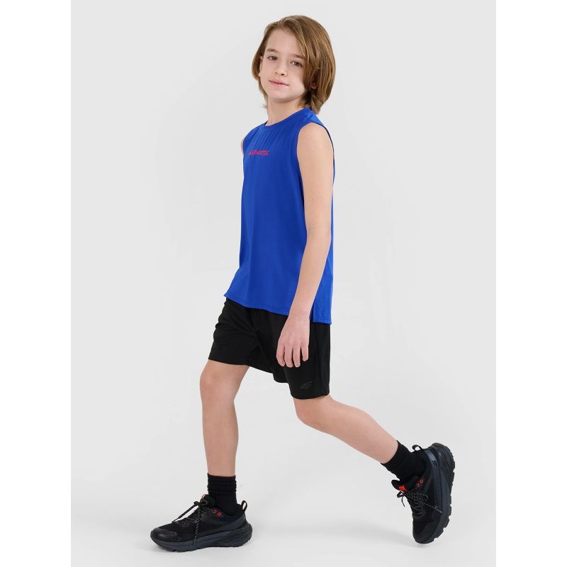 Boys' quick-drying sports shorts 4F 4FJWSS25TFSHM0859-20S *Kategoria tymczasowa Your Sports Performance