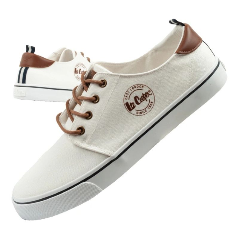 Lee Cooper men's sports shoes sneakers fashionable white comfortable