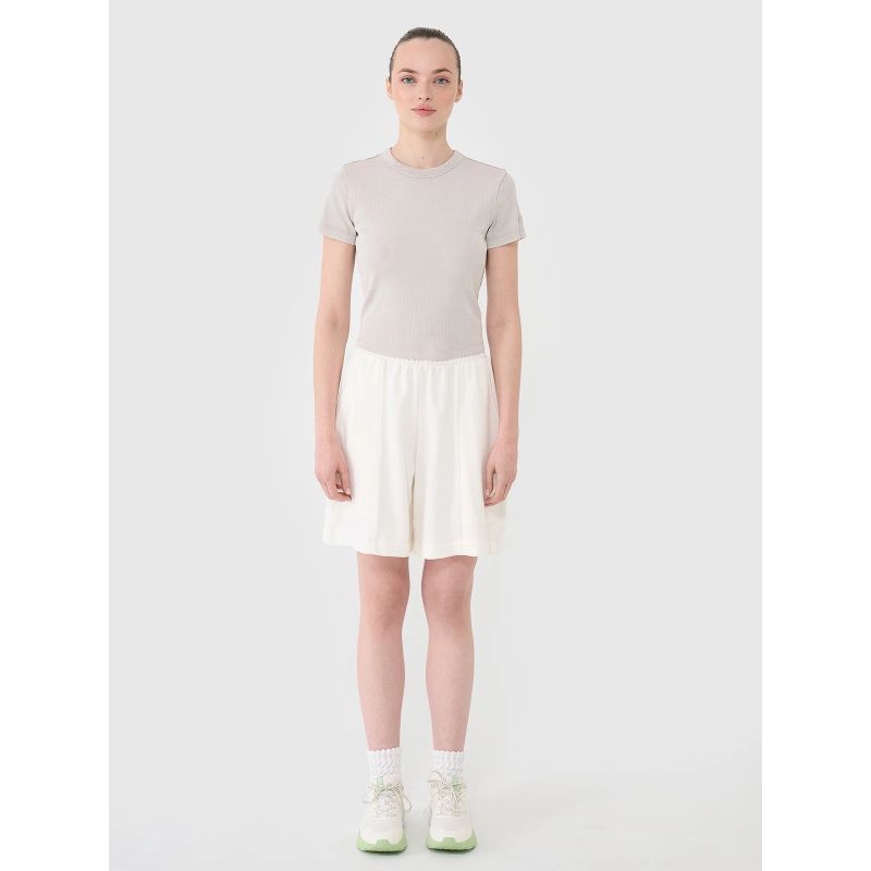 Women's slim ribbed t-shirt 4F 4FRSS25TTSHF2696-83S *Kategoria tymczasowa Your Sports Performance