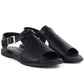 Women's black leather sandals Cambell 19391 Cambell