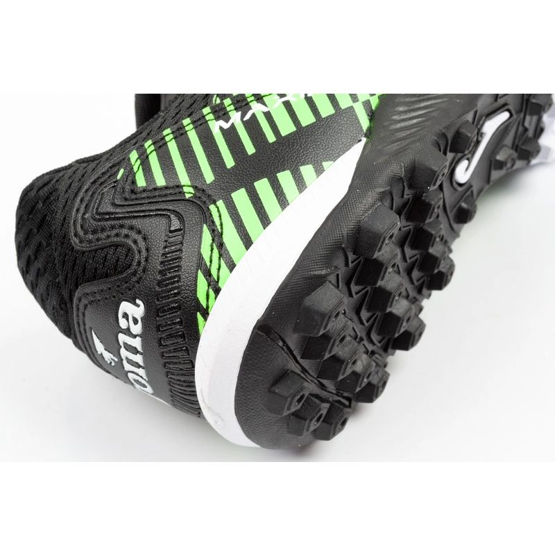 Joma men's sports shoes Maxima 2601 TF turf football shoes black