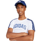 adidas Codes Collegiate Graphic Kids' T-Shirt, White, JI6674