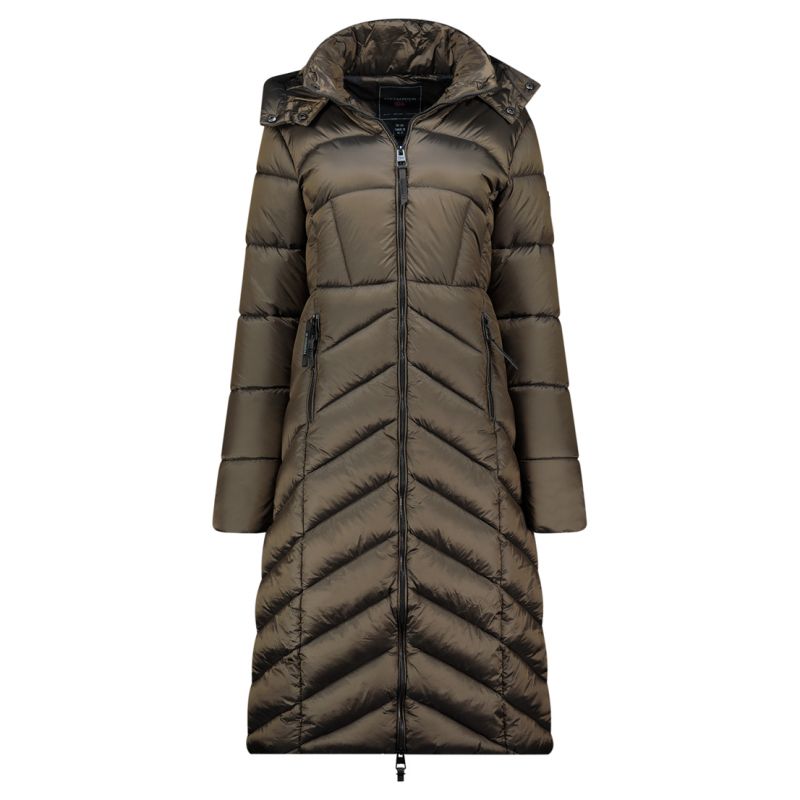 Geographical Norway Blanche Long Kaki DB Lady 0116 Kaki Women's Jacket (WZ5491F/GN-Kaki) Geographical Norway