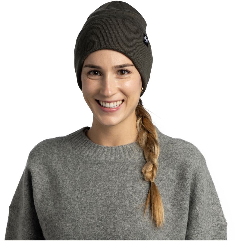BUFF KNITTED BEANIE LILON BEETLE GREEN