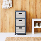 ROTHO Large bookcase with 3 drawers COUNTRY anthracite Dla zwierząt/Miski, pojemniki i poidełka (uniwersalne) Your Sports Performance