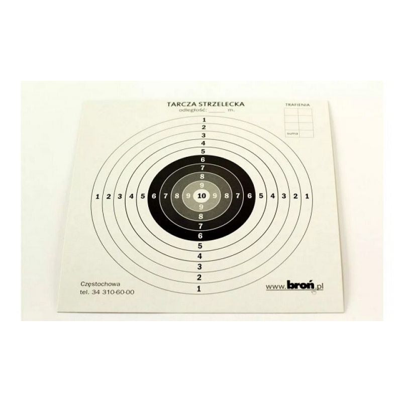 Paper discs 14x14 cm 100 pcs. Import z Action/Strzelectwo/Tarcze strzeleckie Your Sports Performance