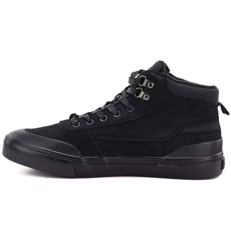 Men's high-top sneakers, insulated, black, Big Star UU174305