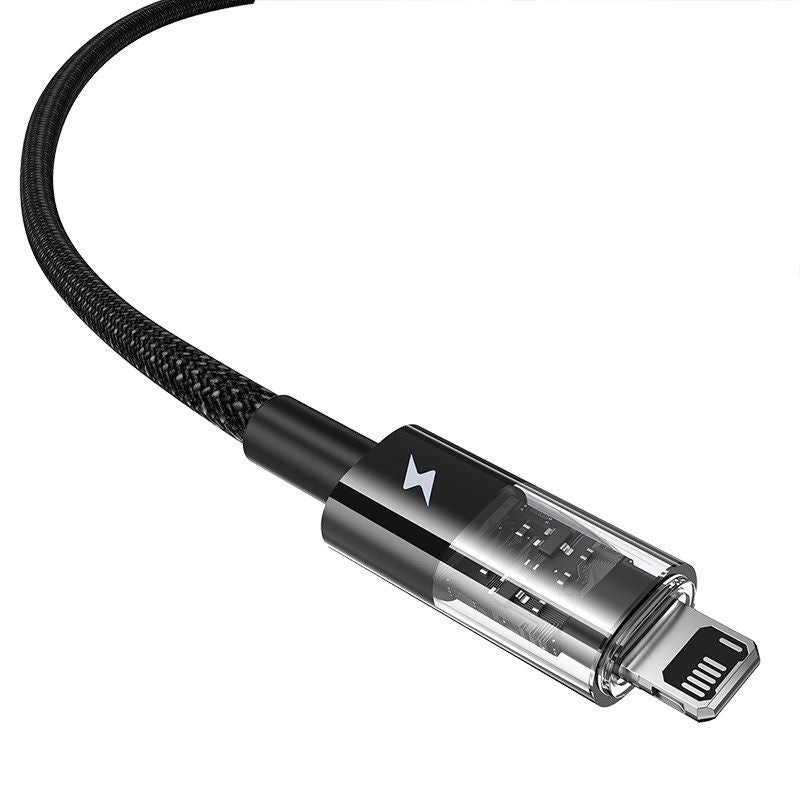 Baseus Gem USB Type A to iPhone 2.4A Cable (Black) In preparation Your Sports Performance