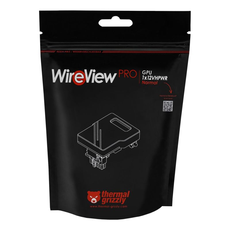Grizzly WireView 90 Pro Thermal Graphics Card, 1x12VHPWR - Normal Chłodzenie/Chłodzenie - akcesoria Your Sports Performance