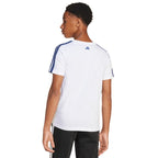 adidas Codes Collegiate Graphic Kids' T-Shirt, White, JI6674