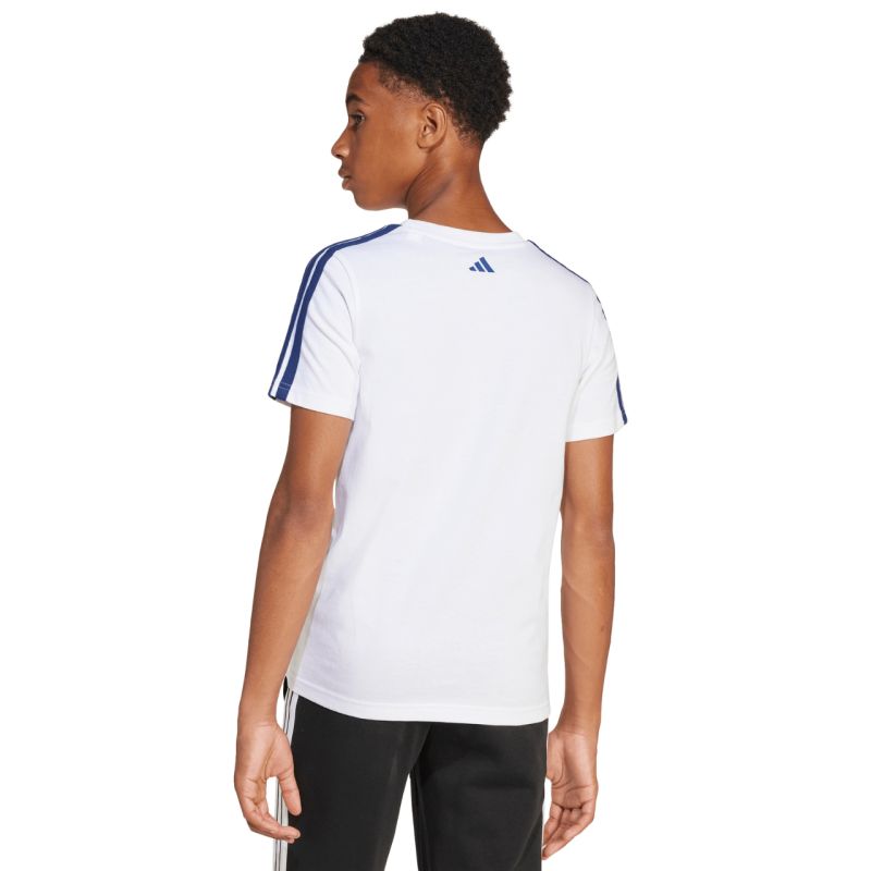 adidas Codes Collegiate Graphic Kids' T-Shirt, White, JI6674
