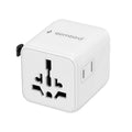 GEMBIRD UNIVERSAL TRAVEL ADAPTER WHITE Kable i adaptery/Adaptery, przejściówki Your Sports Performance
